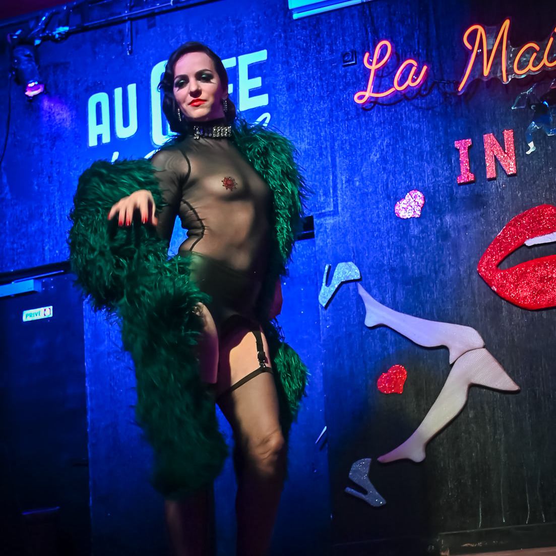 Effeuilleuse Burlesque Performeuse Feu Paris