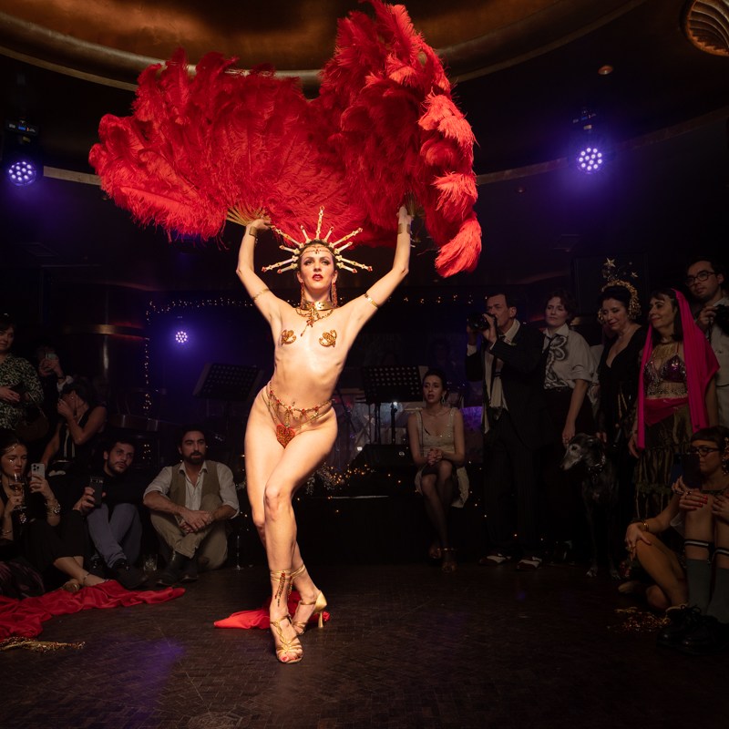 Effeuilleuse Burlesque Performeuse Feu Paris