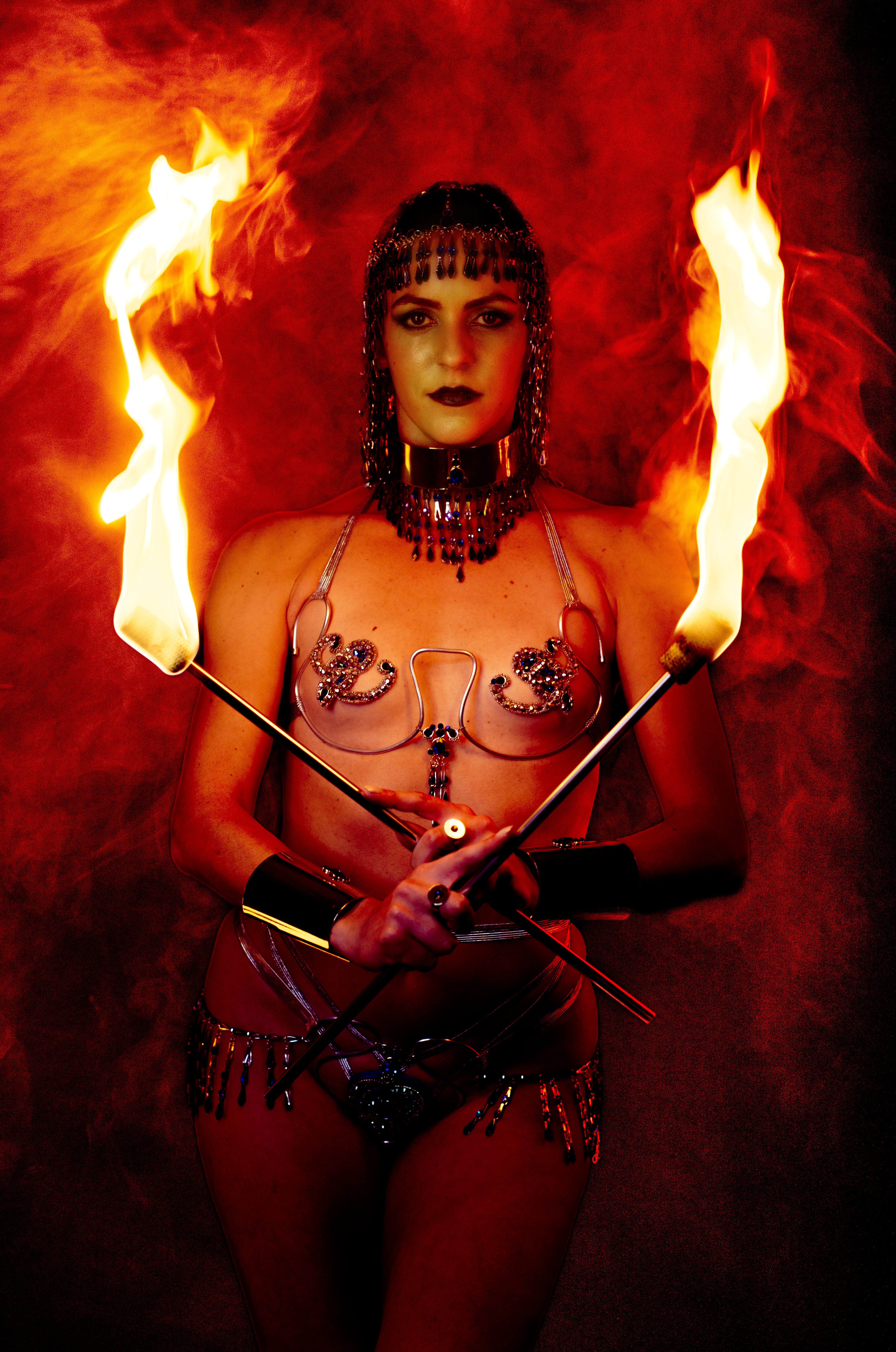 Effeuilleuse Burlesque Performeuse Feu Paris